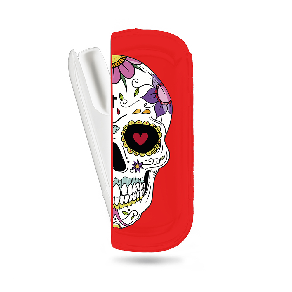 

Чехол Deppa PC для IQOS 3/3Duos Art Skull 1, красный