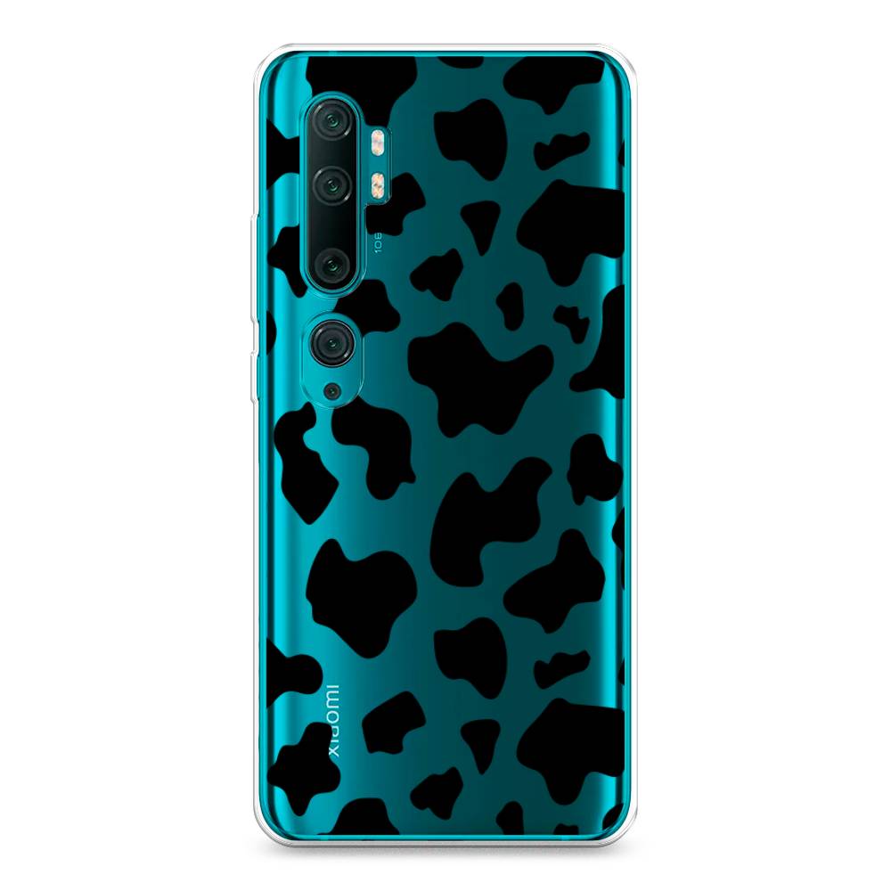 

Чехол Awog на Xiaomi Mi Note 10/Mi Note 10 Pro "Пятна коровы черные", Разноцветный, 37350-2