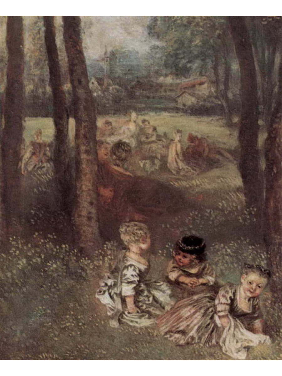 

Постер DRABS A2 Ватто Антуан Елисейские поля