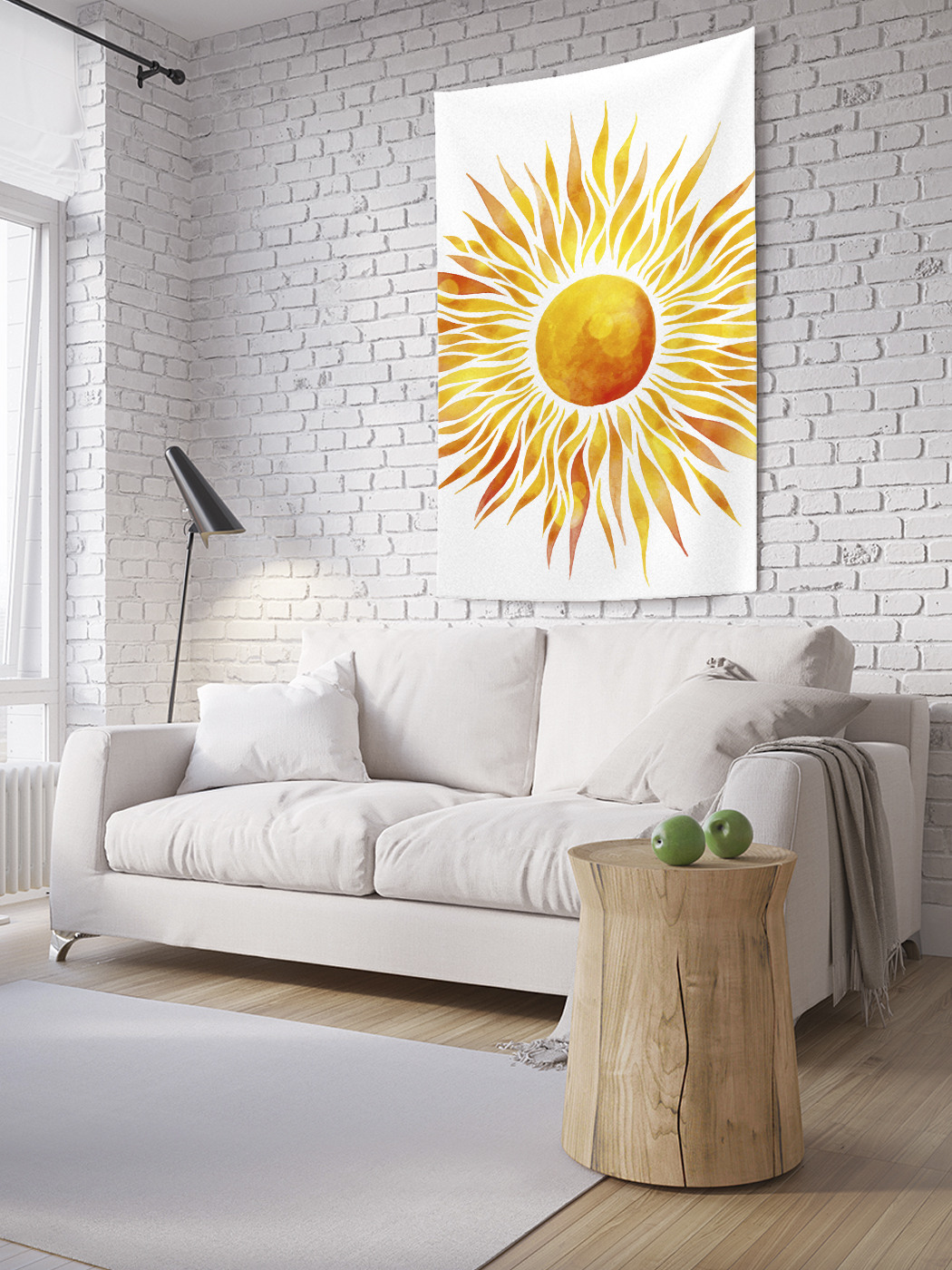 

Вертикальное фотопанно на стену JoyArty Яркое солнце 150x200 см, Яркое солнце