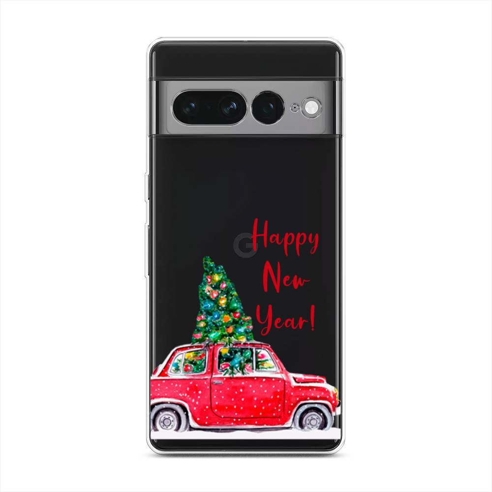 

Чехол для Google Pixel 7 Pro "Happy New Year", Красный;зеленый, 271350-5