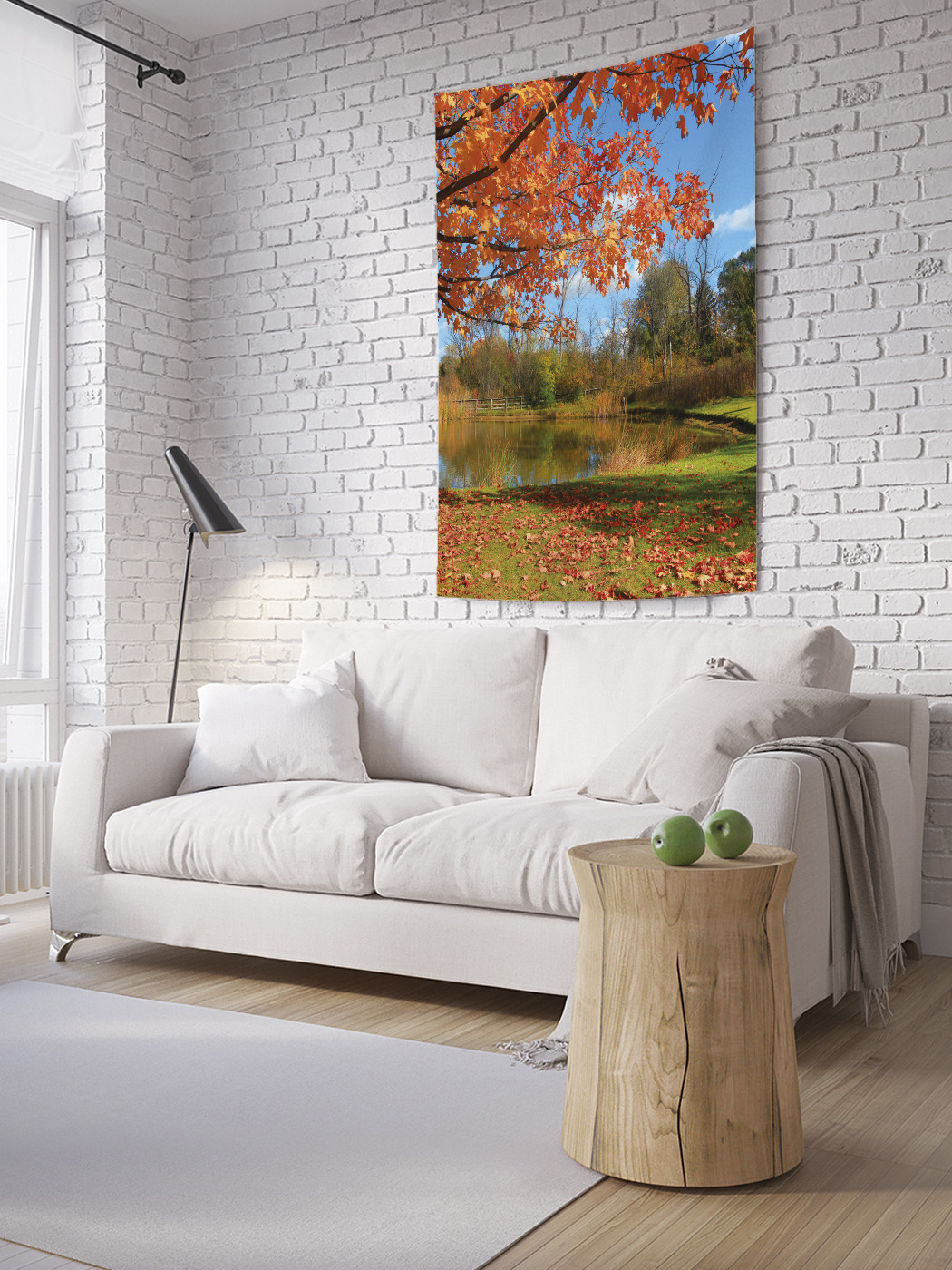 

Вертикальное фотопанно на стену JoyArty Осенние ветки 150x200 см, Осенние ветки