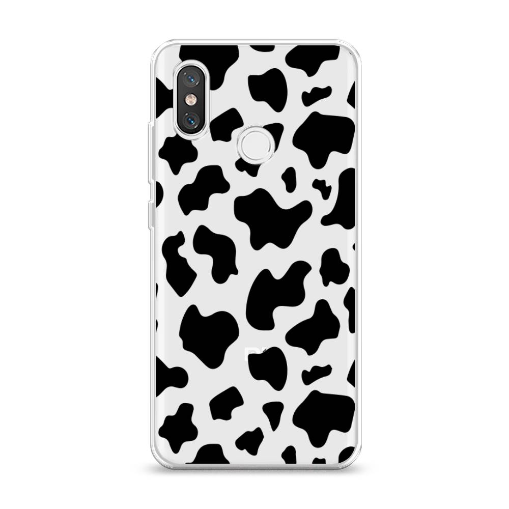 

Чехол Awog на Xiaomi Mi 8 "Пятна коровы черные", Разноцветный, 33550-2