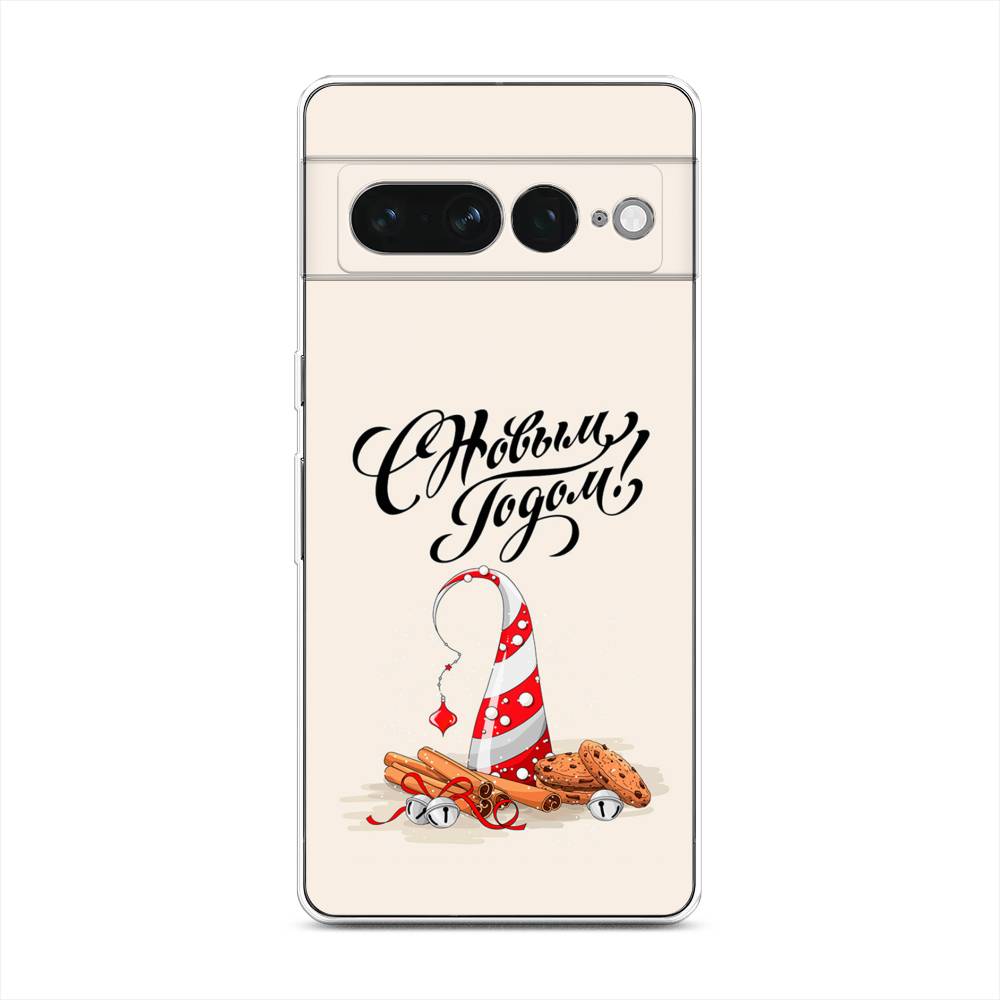 

Чехол для Google Pixel 7 Pro "Подарки на Новый Год", Бежевый;красный;черный, 271350-5