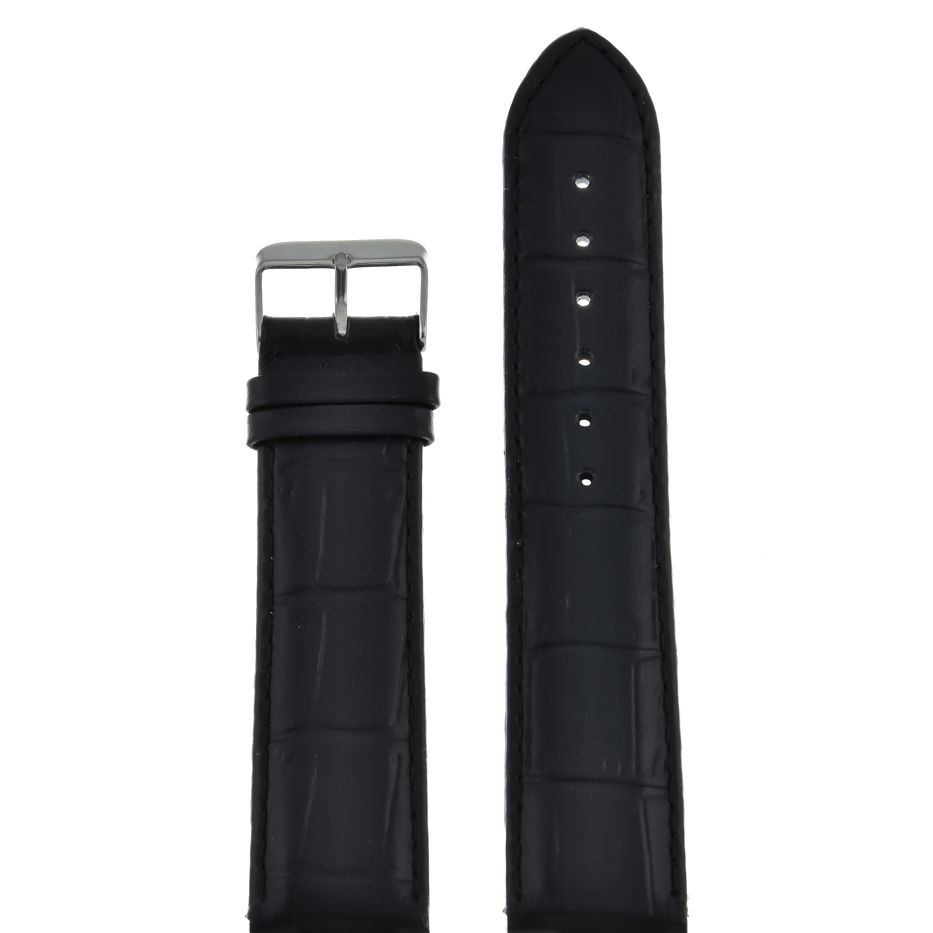

Ремешок из двух частей унисекс Ardi РК2205 черный кроко, РК2205