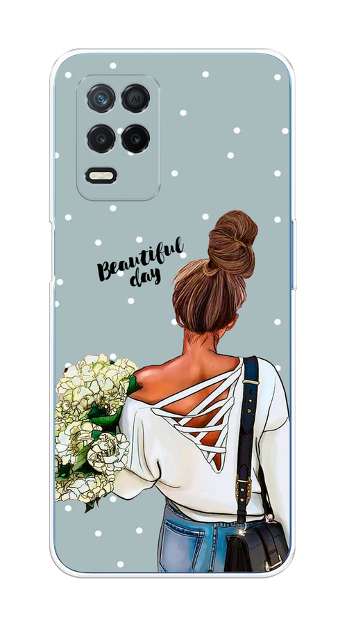 

Чехол Awog на Realme 8 5G/Narzo 30 5G "Beautiful day", Разноцветный, 257150-6