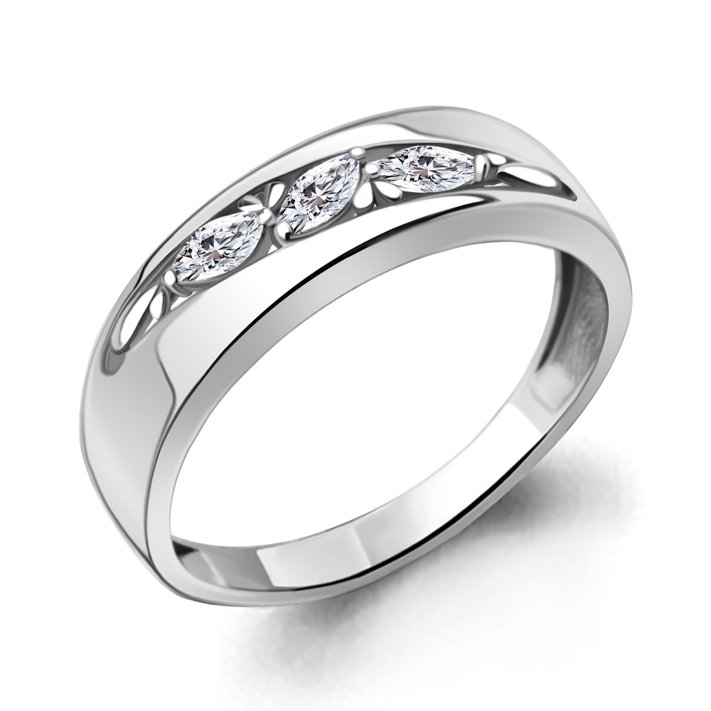 

Кольцо из серебра с фианитом Aquamarine Aquamarine 67313_925_р р. 19, 67313_925_р