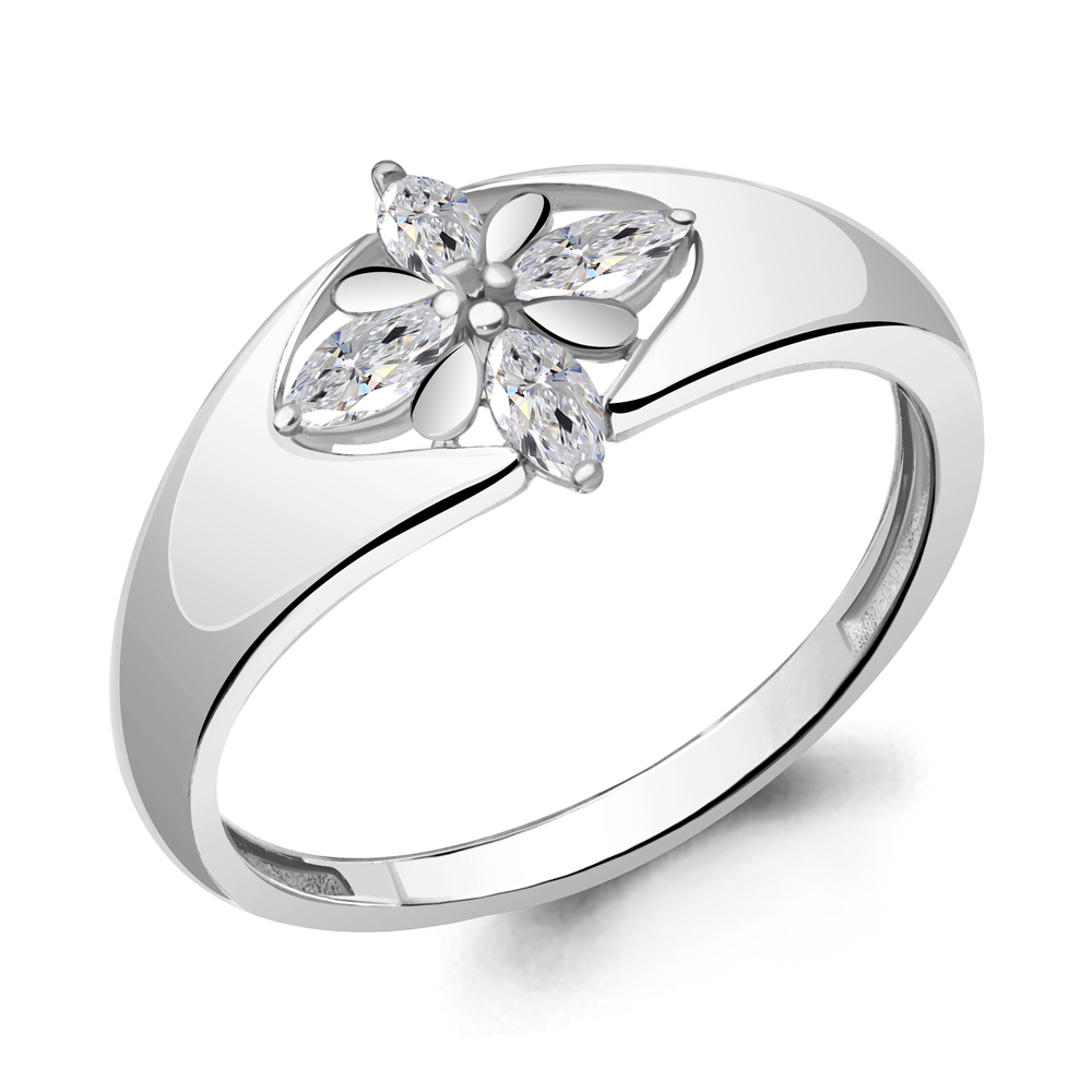

Кольцо из серебра с фианитом Aquamarine Aquamarine 67312_925_р р. 17, 67312_925_р