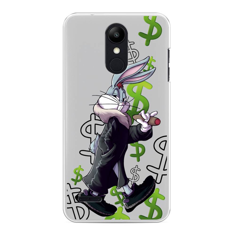 

Чехол на LG K8 "Rich Bugs Bunny", Зеленый;черный;голубой, 83750-6