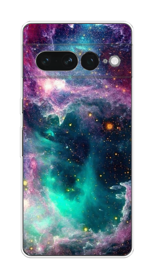 

Чехол на Google Pixel 7 Pro "Звездные облака", Розовый;бежевый, 271350-2