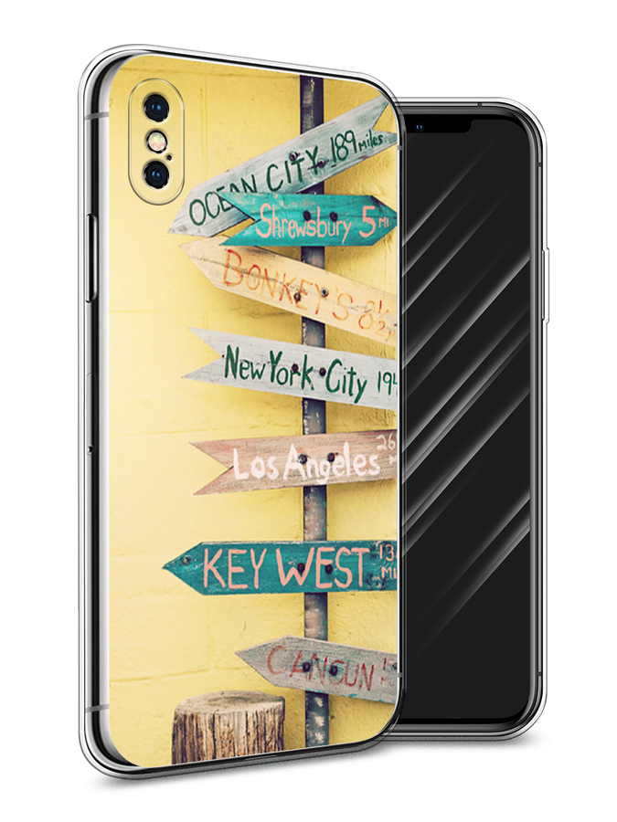 

Чехол Awog на Apple iPhone XS Max (10S Max) / Айфон XS Max (10S Max) "Нулевой километр", Разноцветный, 11950-4