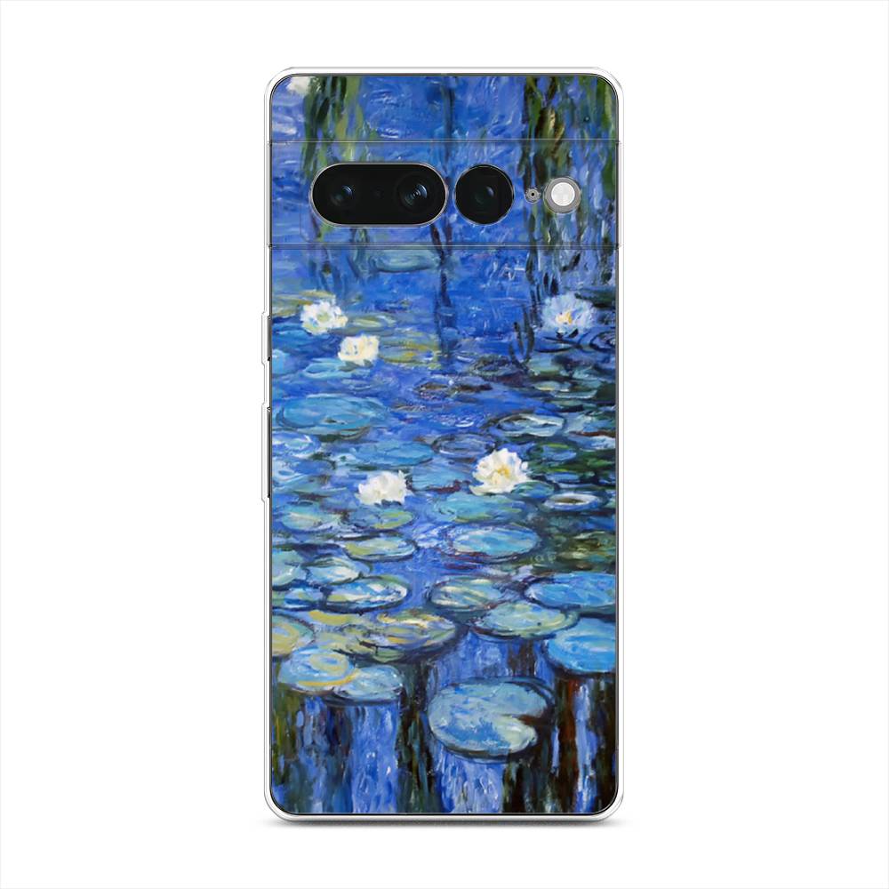 

Чехол для Google Pixel 7 Pro "Нарисованный пруд", Синий;зеленый, 271350-4