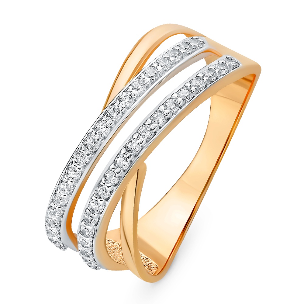 

Кольцо из серебра р. , 585Gold 701012485, фианит, 701012485