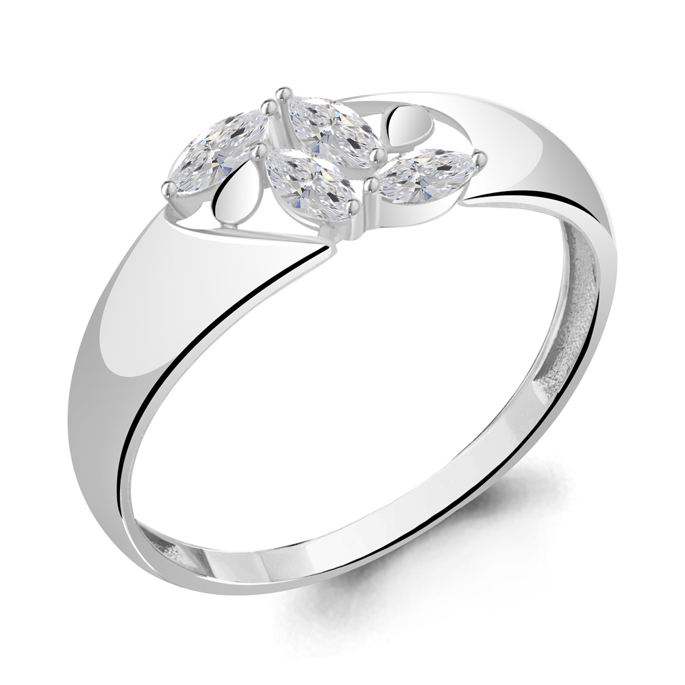 

Кольцо из серебра с фианитом Aquamarine Aquamarine 67308_925_р р. 17, 67308_925_р