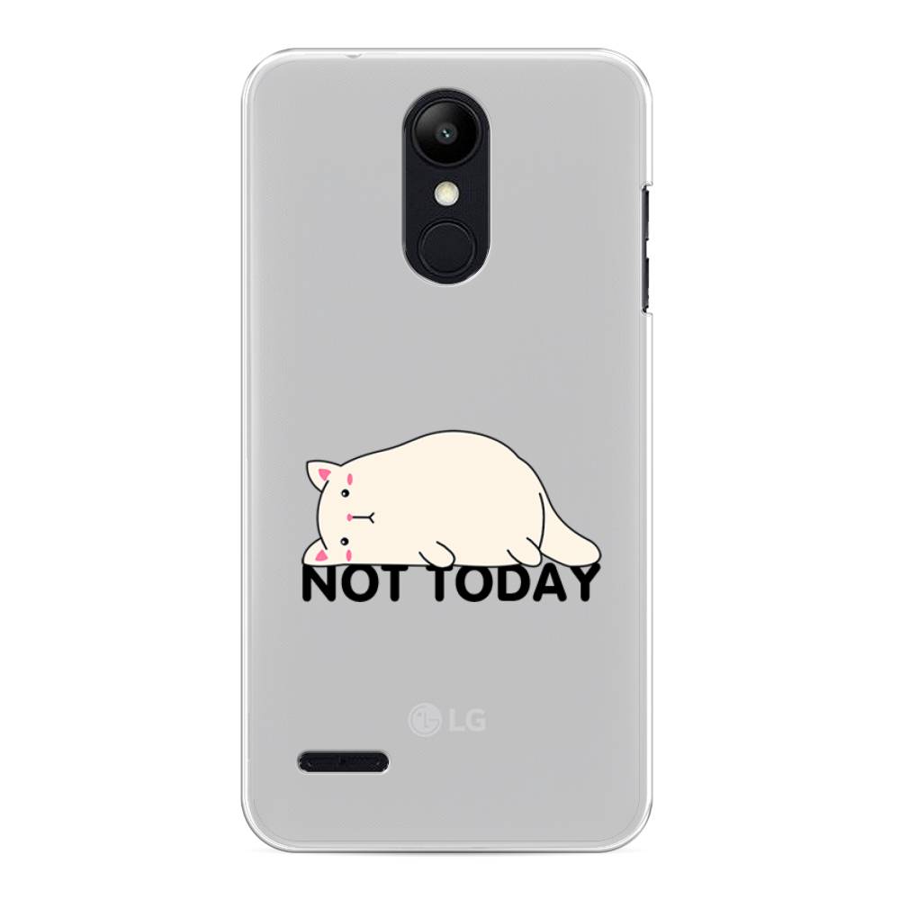 

Чехол на LG K8 "Cat not today", Белый;розовый;черный, 83750-1