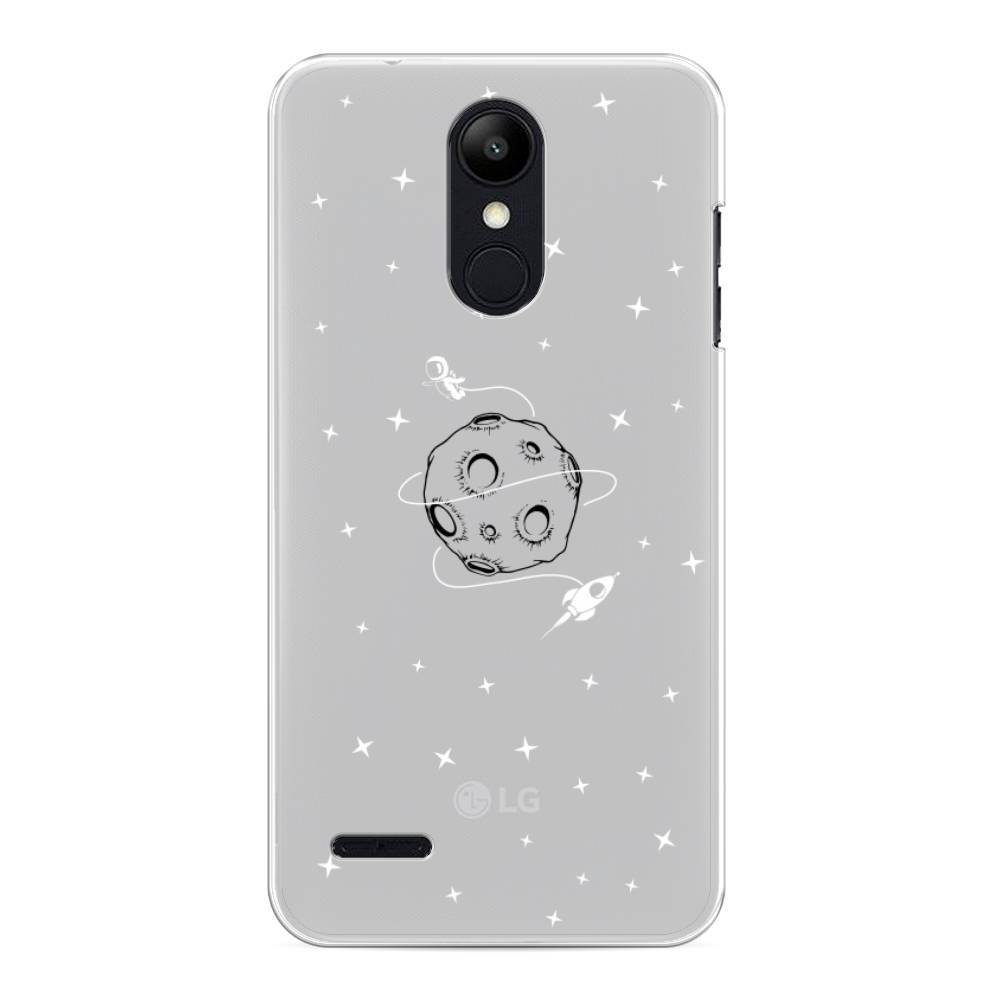 

Чехол на LG K8 "Полет вокруг луны", Белый;серый;черный, 83750-2