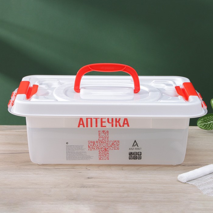 

Бокс универсальный «Аптечка», 6 л, с вкладышем