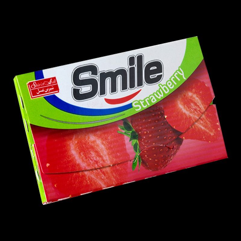 Жевательная резинка Shirin Asal Smile клубника, 6 шт по 10 г