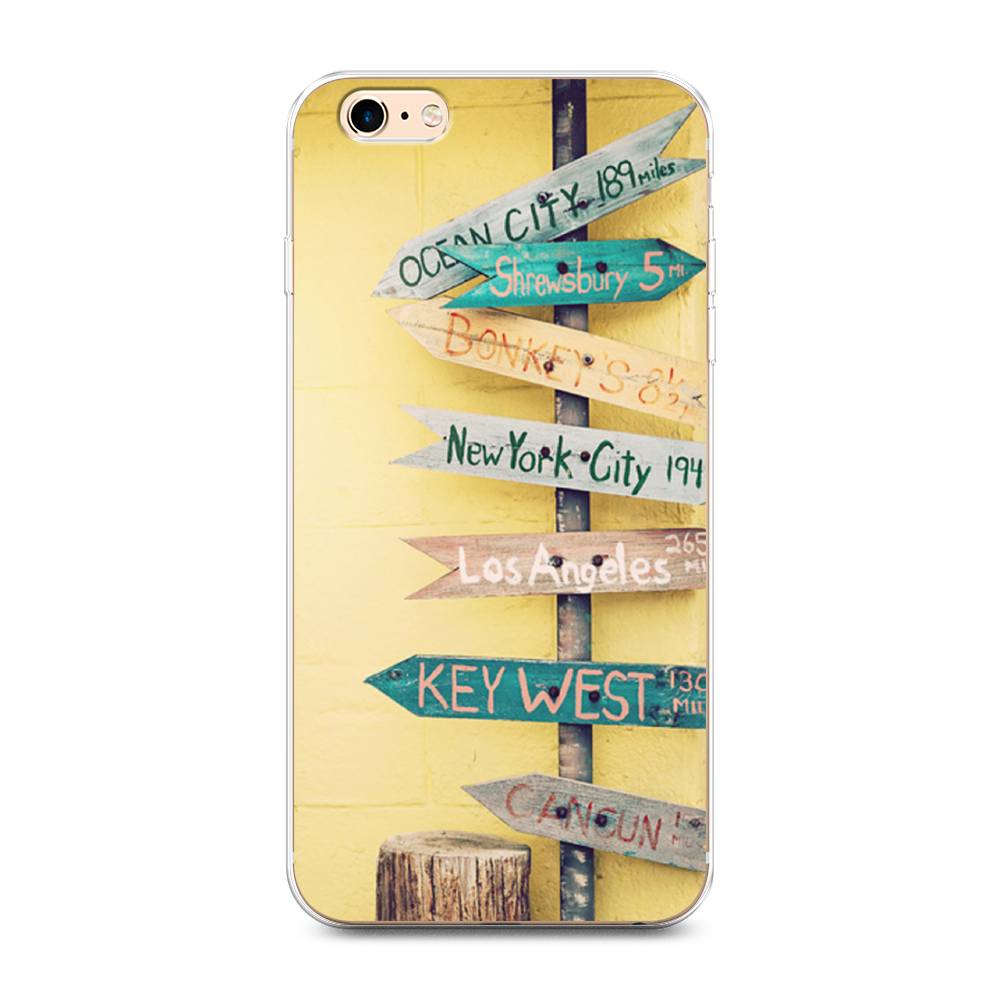 

Чехол Awog на Apple iPhone 6 Plus / Айфон 6 Plus "Нулевой километр", Разноцветный, 10550-4