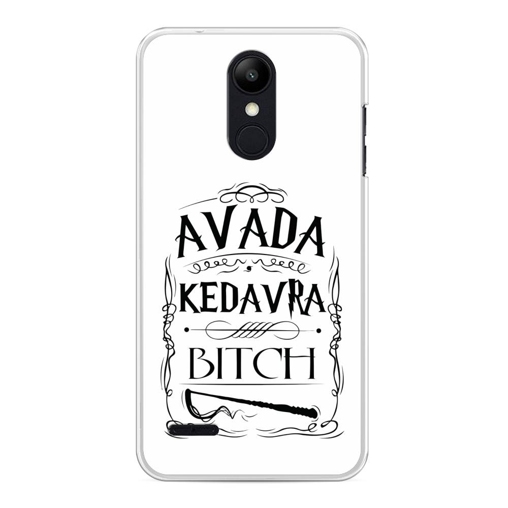 

Чехол на LG K8 "Avada kedavra bitch", Белый;серый;черный, 83750-6