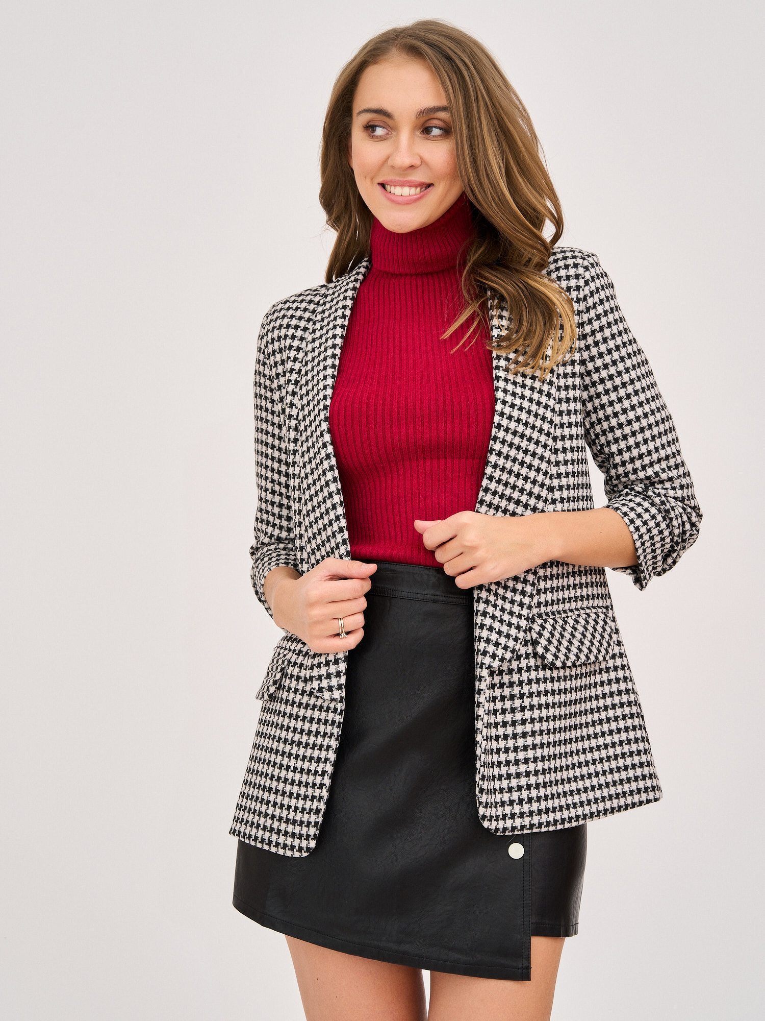 

Пиджак женский BrandStoff BS16107 черный 46 RU, BS16107