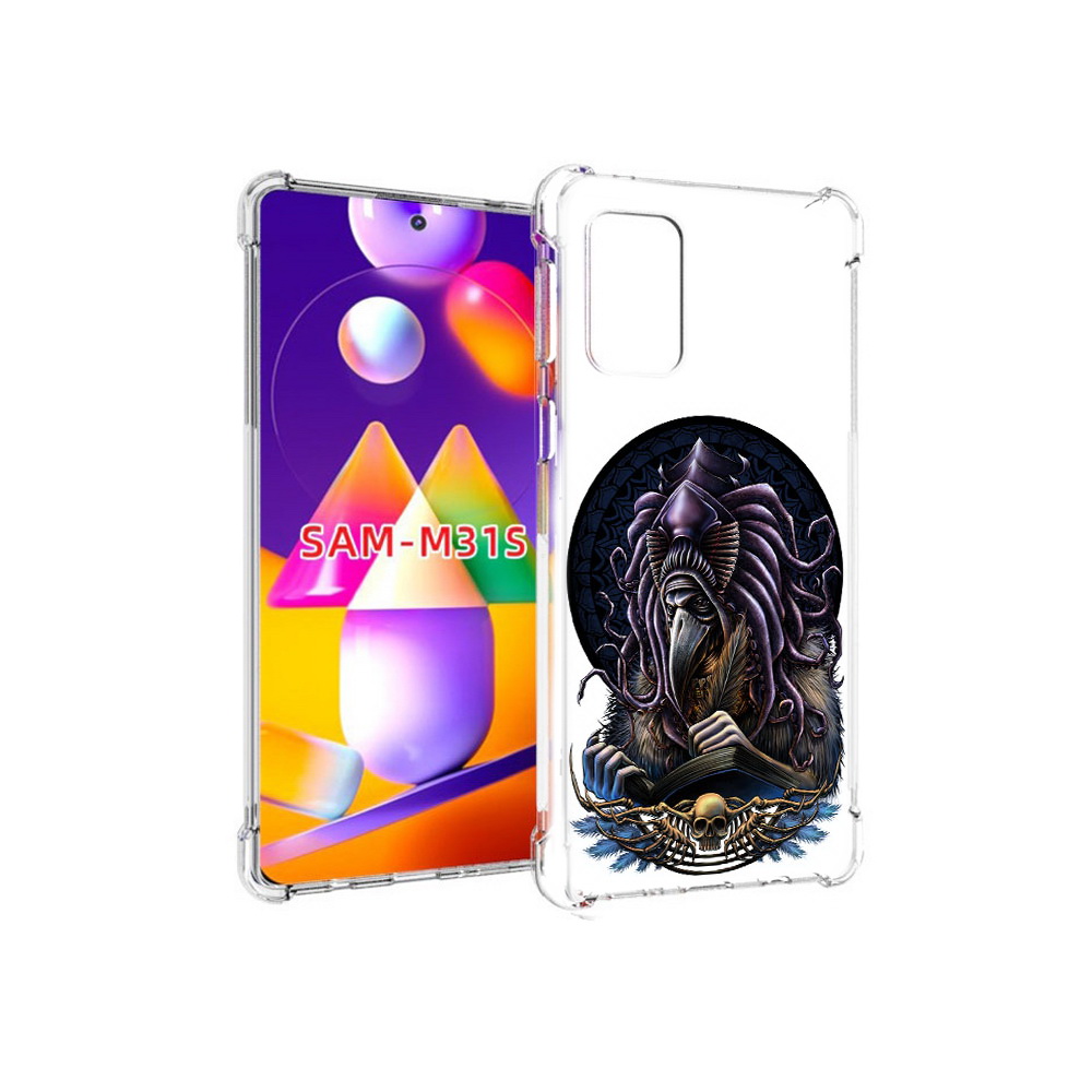 

Чехол MyPads Tocco для Samsung Galaxy M31s умный ворон (PT152186.489.650), Прозрачный, Tocco