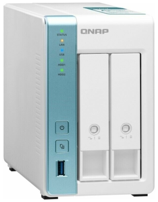 фото Сетевое хранилище данных qnap ts-231k white