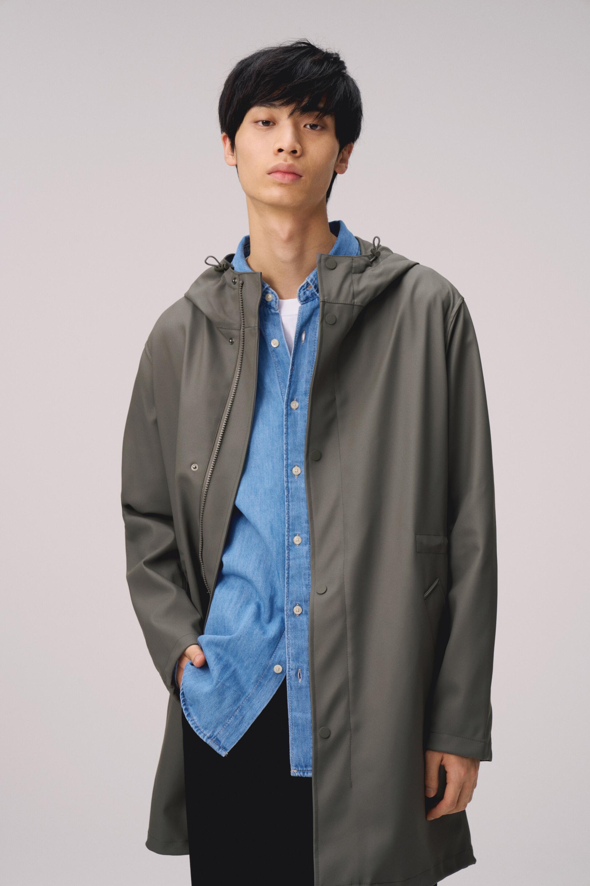 

Плащ мужской ZARA 08281462 черный M (доставка из-за рубежа), 08281462