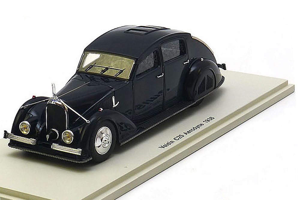 Модель коллекционная SPARK Voisin aerodine C25 1936 dark grey/black