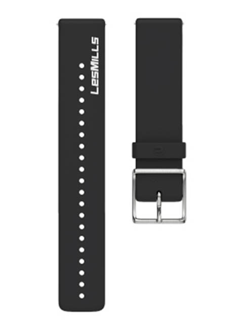 

Ремешок для Polar Wrist Band Ignite LesMills 20mm M-L Silicone Black 91081716, Ignite