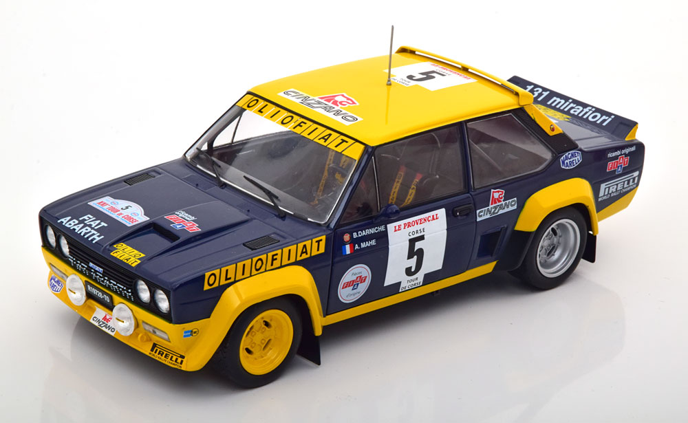 Модель коллекционная SOLIDO Fiat 131 abarth no 5 tour de corse 1977