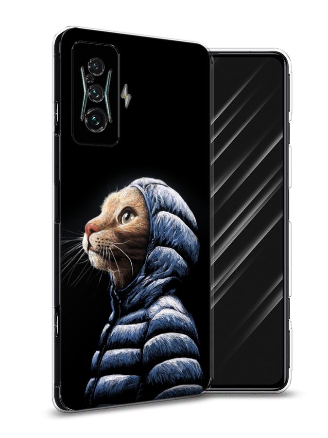 

Чехол Awog на Xiaomi Redmi K50 GE "Кот в капюшоне", Разноцветный, 314350-2