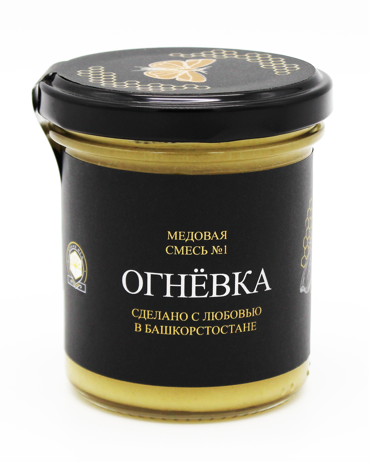 

Медовая смесь №1 Фабрика здоровья "Огнёвка" на восковой моли и корне имбиря, 200 гр., Пчелиные шедевры Башкирии