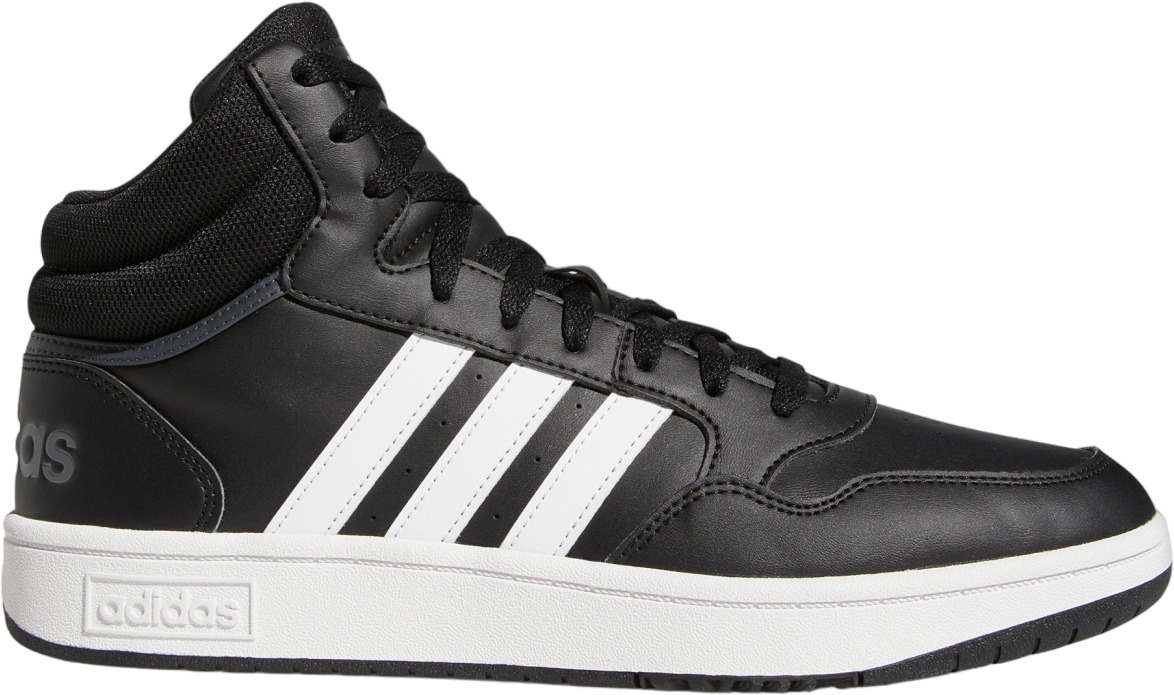 

Кеды мужские Adidas HOOPS 3.0 MID черные 11.5 UK, Черный, HOOPS 3.0 MID