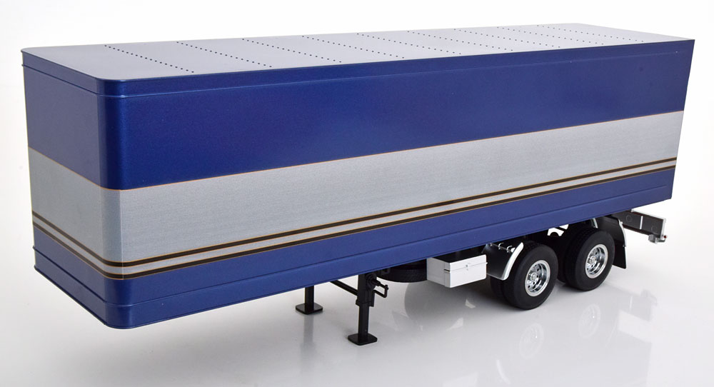 Trailer semi-trailer blue metallic silver / прицеп для седельного тягача серебристый