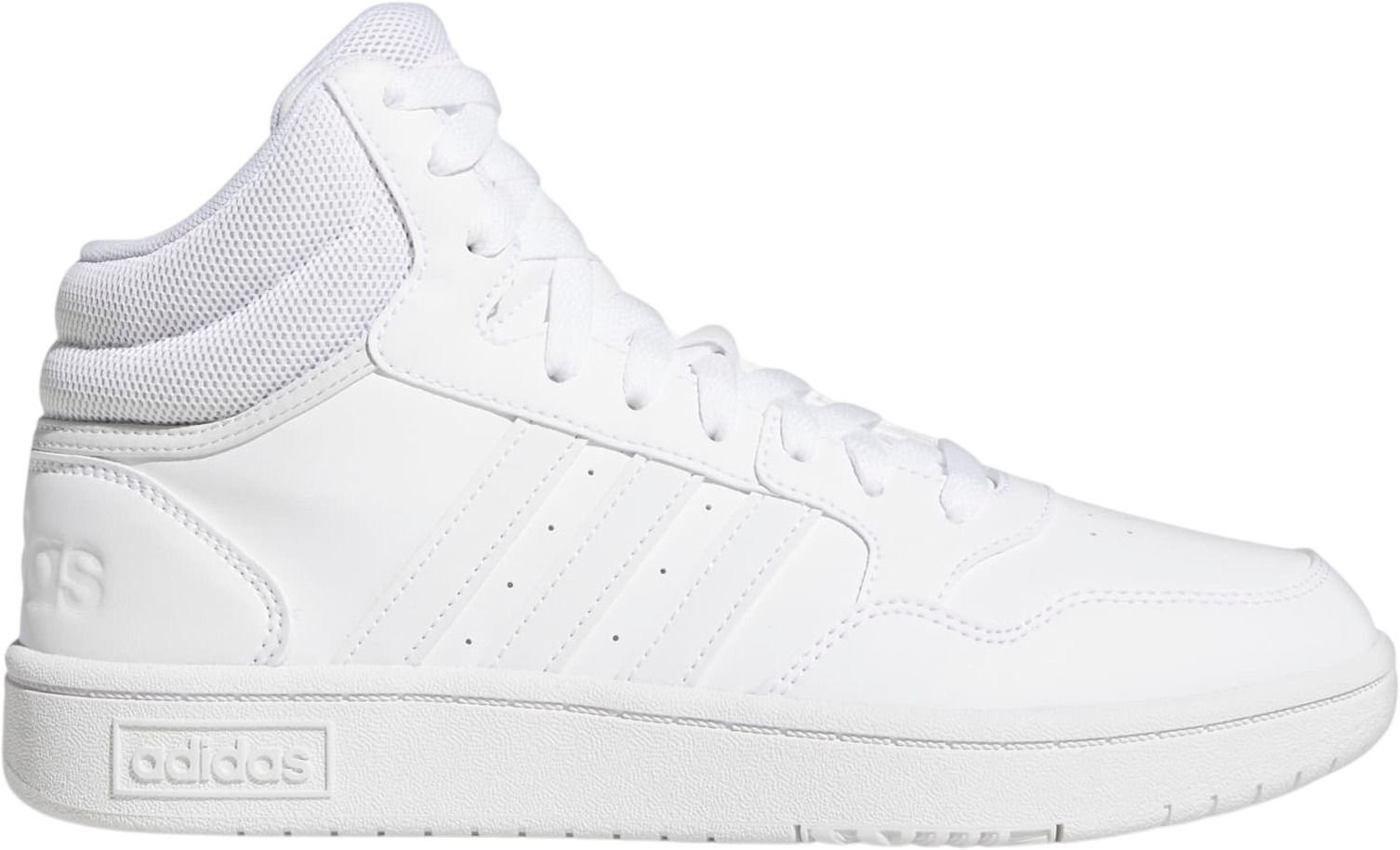 

Кеды женские Adidas HOOPS 3.0 MID белые 5 UK, Белый, HOOPS 3.0 MID