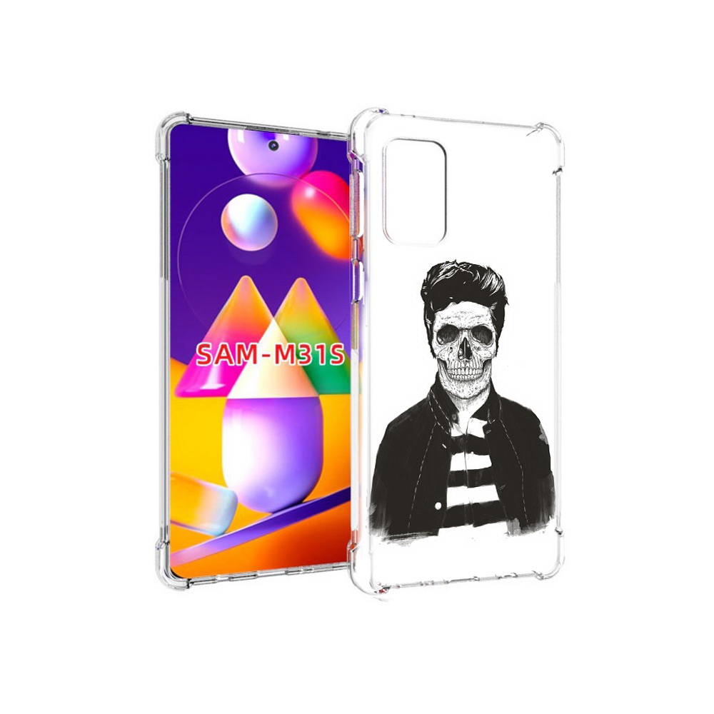 

Чехол MyPads Tocco для Samsung Galaxy M31s скелет (PT152186.489.604), Прозрачный, Tocco