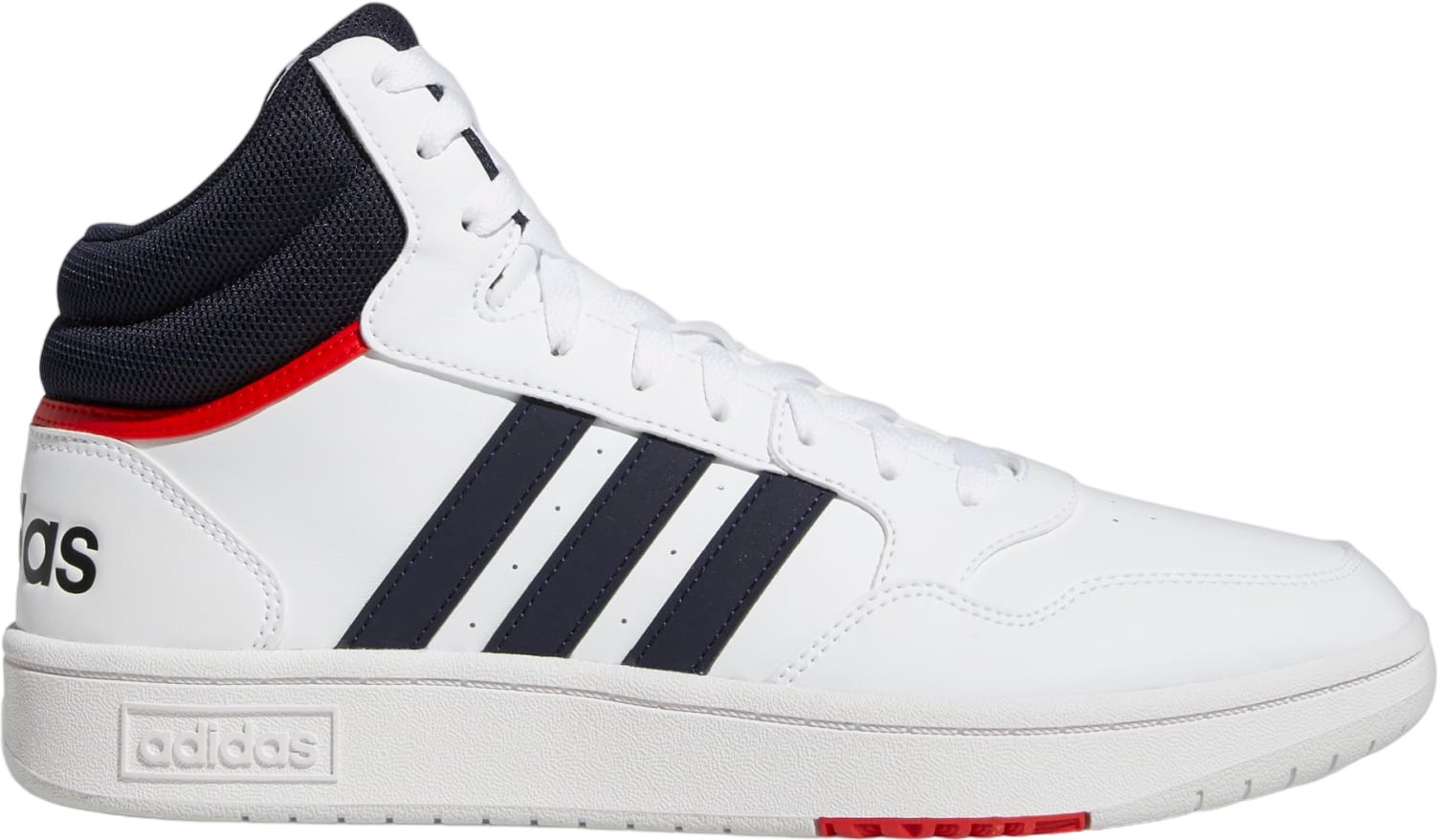 

Кеды мужские Adidas HOOPS 3.0 MID белые 12 UK, Белый, HOOPS 3.0 MID