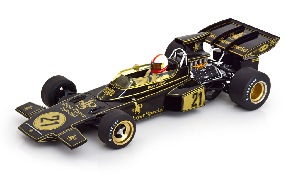 Модель коллекционная Lotus 72D #21 john player team lotus walker gp spanien formula 1 1972