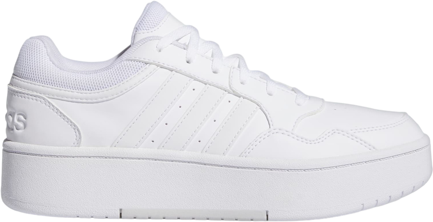 

Кеды женские Adidas HOOPS 3.0 BOLD W белые 7 UK, Белый, HOOPS 3.0 BOLD W