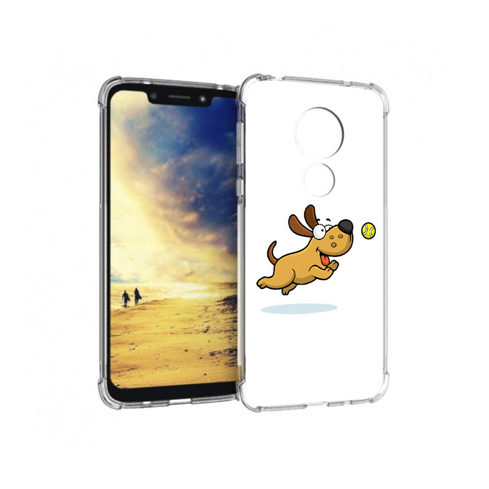 

Чехол MyPads Tocco для Motorola G7 Power пёсик (PT227059.362.563), Прозрачный, Tocco