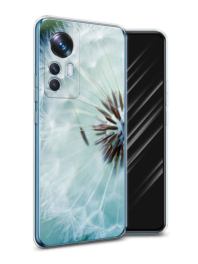 

Чехол Awog на Xiaomi 12T / Сяоми 12T "Пух одуванчика", Серебристый;серый