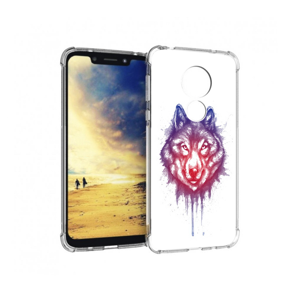 

Чехол MyPads Tocco для Motorola G7 Power пушистый волк (PT227059.362.561), Прозрачный, Tocco