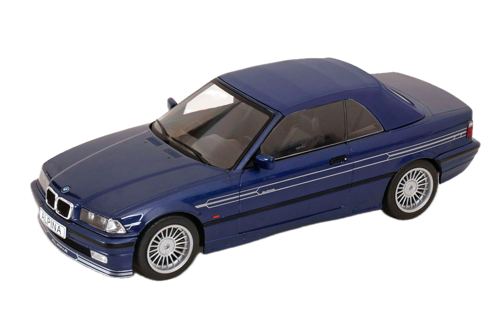 Модель коллекционная MCG Bmw alpina B3 3.2 E36 convertible with softtop dark blue metallic