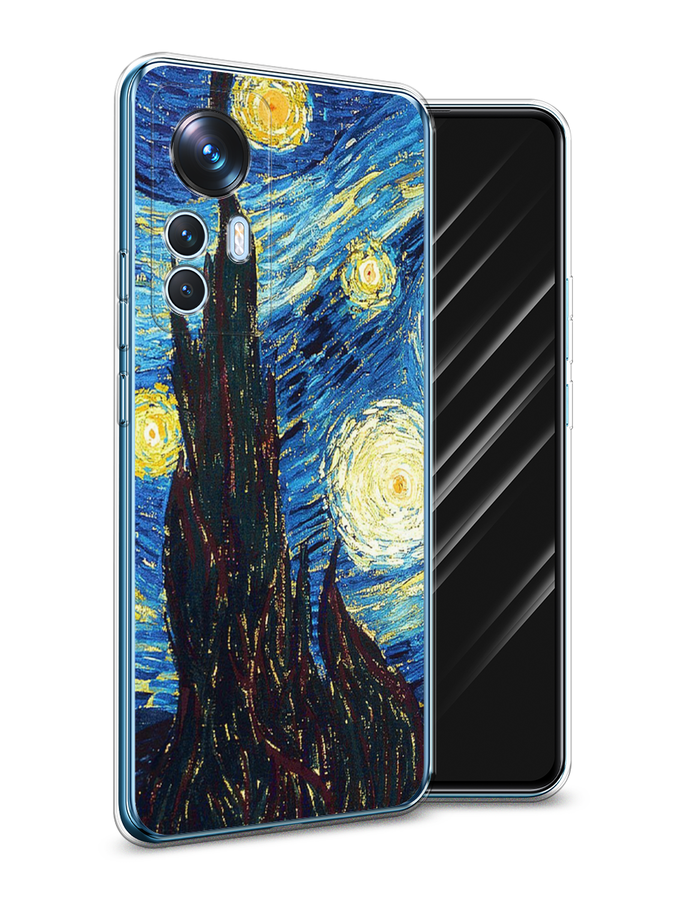 

Чехол Awog на Xiaomi 12T / Сяоми 12T "Ван Гог Звездная ночь", Желтый
