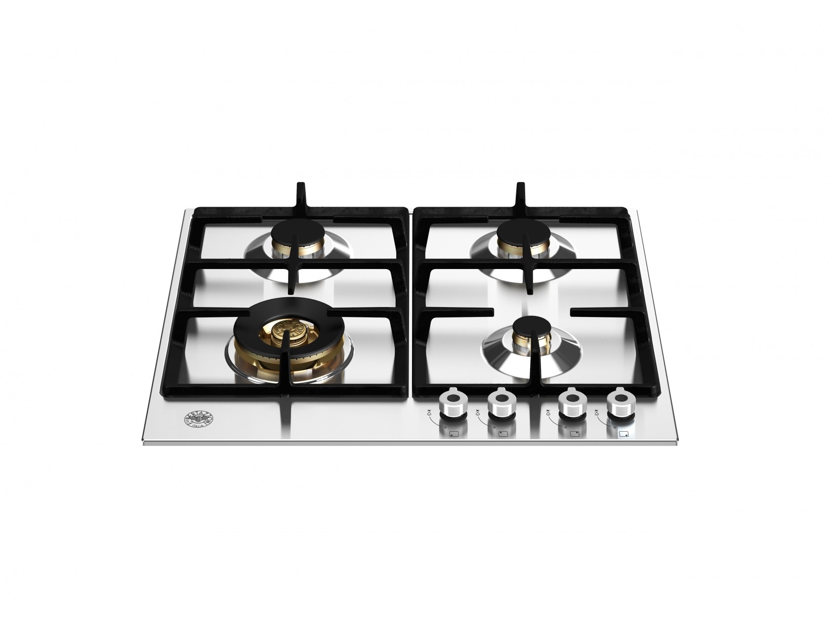 

Встраиваемая варочная панель газовая Bertazzoni P604LPROX серебристый, P604LPROX