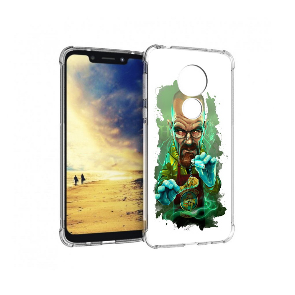 

Чехол MyPads Tocco для Motorola G7 Power повар (PT227059.362.546), Прозрачный, Tocco