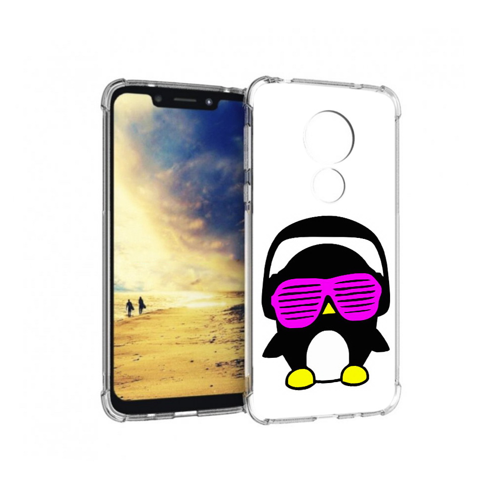 

Чехол MyPads Tocco для Motorola G7 Power пингвин (PT227059.362.541), Прозрачный, Tocco