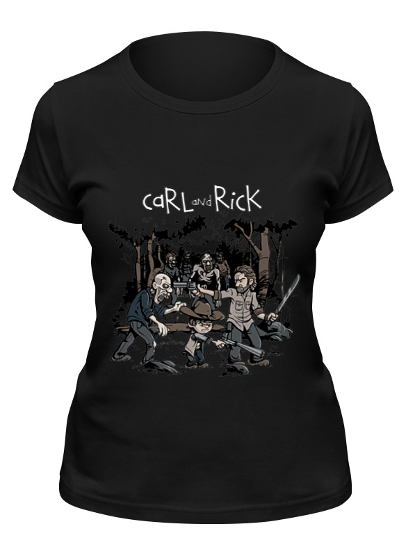 

Футболка женская Printio Карл и рик (ходячие мертвецы) черная XL, Черный, Карл и рик (ходячие мертвецы)