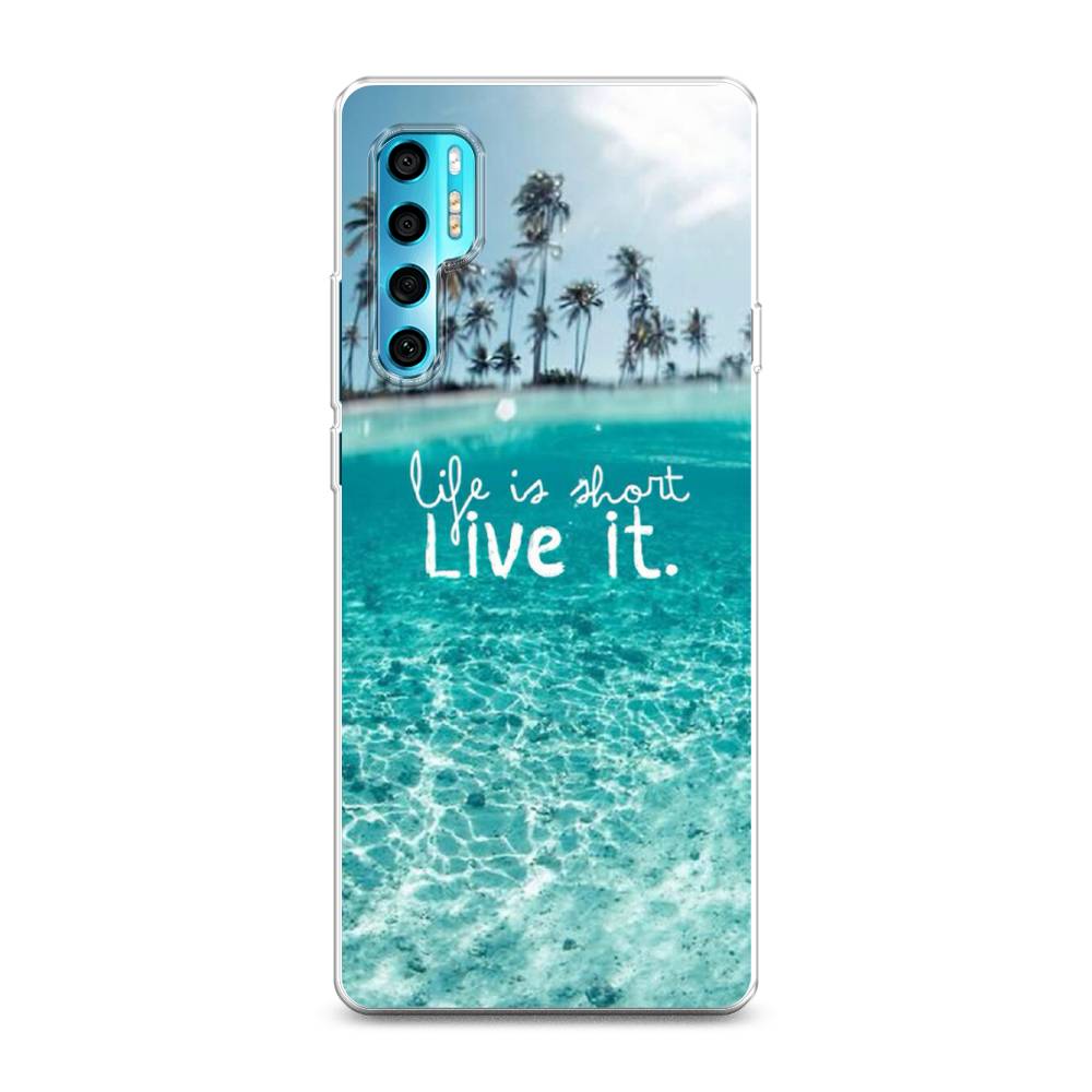 

Чехол Awog на TCL 20 Pro 5G "Live it", Разноцветный, 290850-7